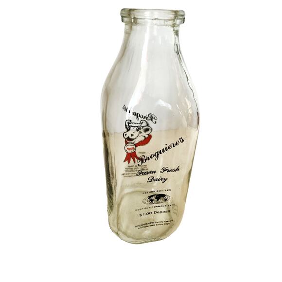 Broguiere’s Montebello California Milk Bottle 1 Quart Operation Desert Storm - Picture 5 of 6